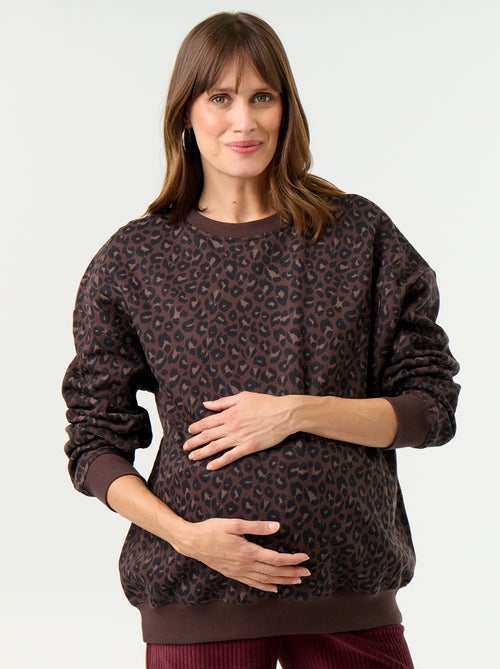 Sweatshirt de amamentação estampado - Kiabi Sweatshirt de amamentação estampado - Kiabi