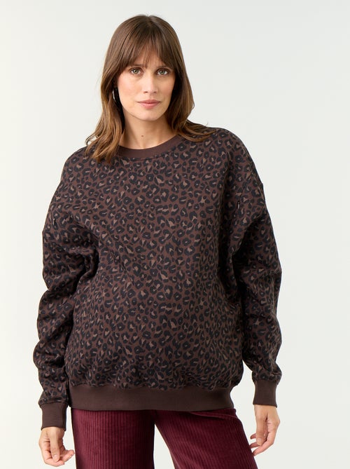 Sweatshirt de amamentação estampado - Kiabi Sweatshirt de amamentação estampado - Kiabi