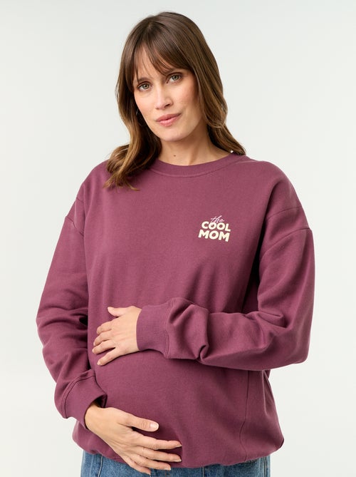 Sweatshirt de amamentação estampado - Kiabi Sweatshirt de amamentação estampado - Kiabi