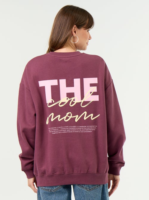 Sweatshirt de amamentação estampado - Kiabi Sweatshirt de amamentação estampado - Kiabi