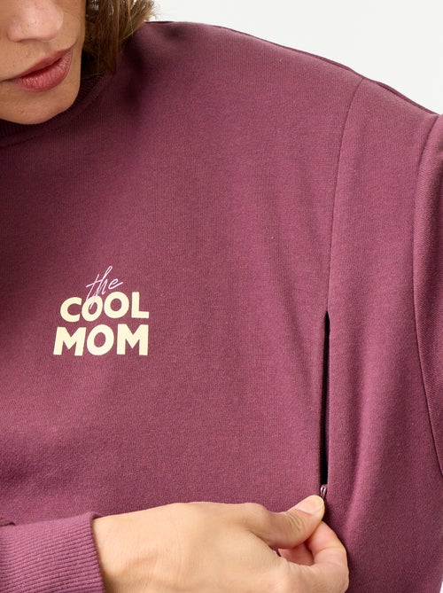 Sweatshirt de amamentação estampado - Kiabi Sweatshirt de amamentação estampado - Kiabi