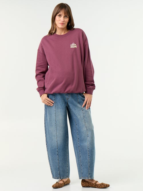 Sweatshirt de amamentação estampado - Kiabi Sweatshirt de amamentação estampado - Kiabi