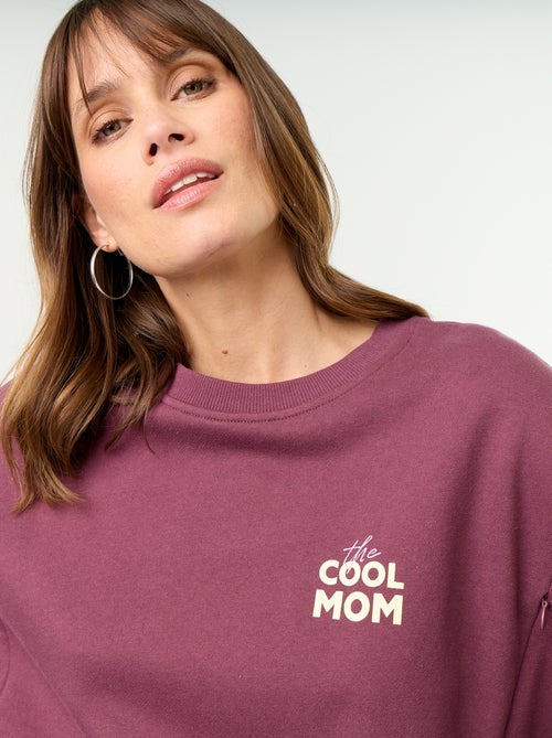 Sweatshirt de amamentação estampado - Kiabi Sweatshirt de amamentação estampado - Kiabi