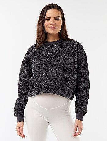 Sweatshirt de amamentação estampado