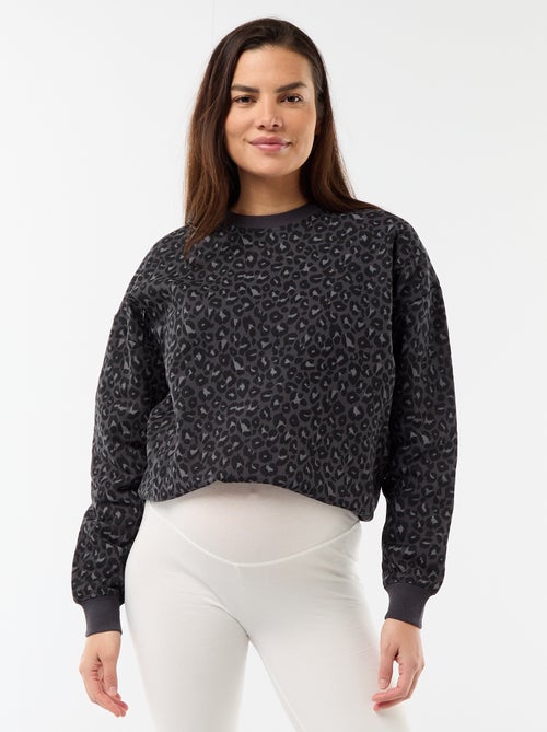 Sweatshirt de amamentação estampado - Kiabi