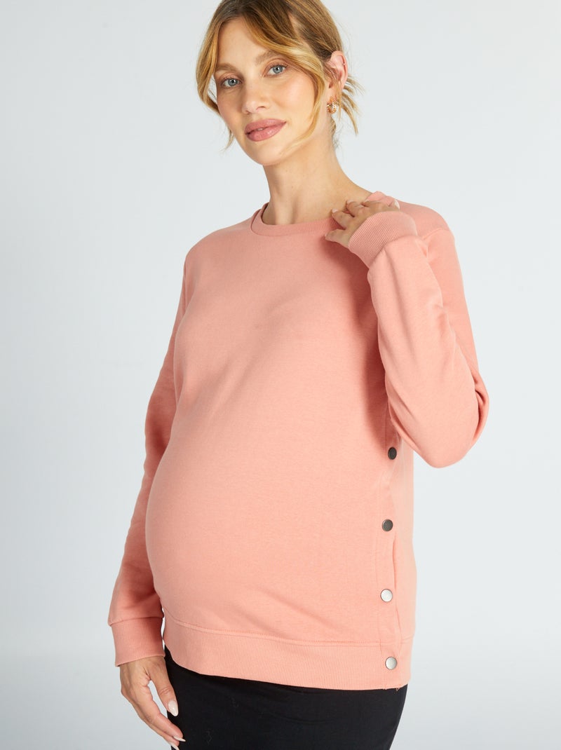 Sweatshirt de amamentação LARANJA - Kiabi