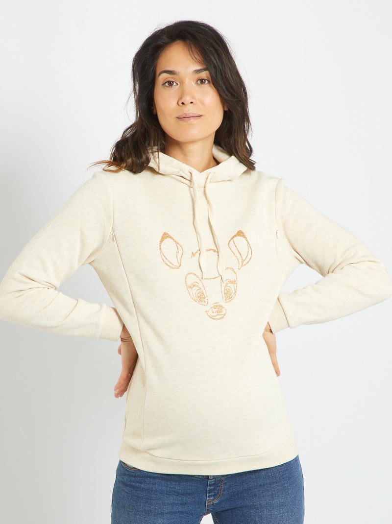 Sweatshirt de amamentação 'Minnie' BEGE - Kiabi