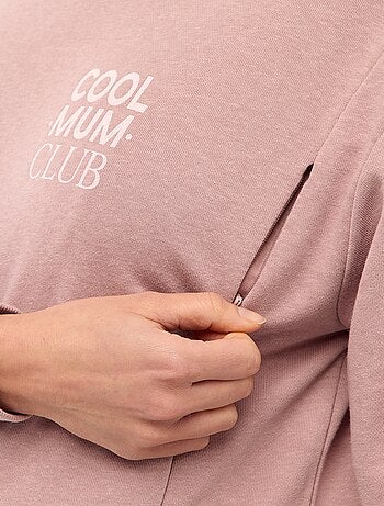 Sweatshirt de amamentação