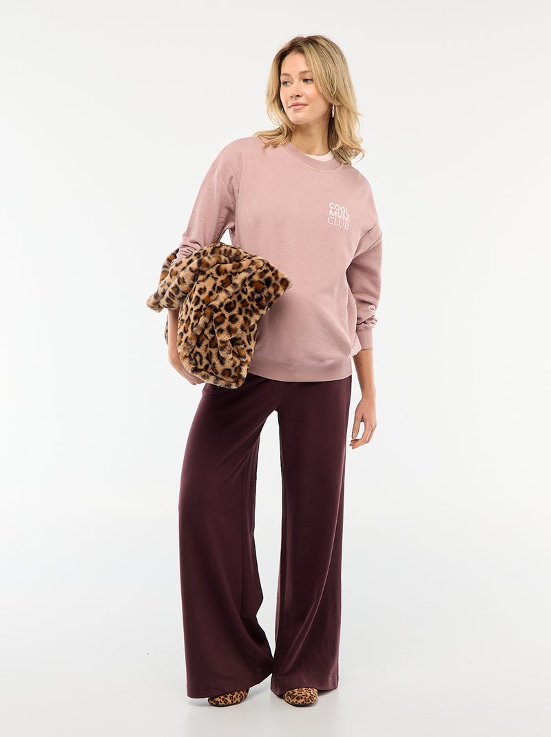 Sweatshirt de amamentação Rosa - Kiabi