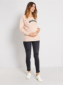 Futura mamã - Sweatshirt de amamentação - Kiabi