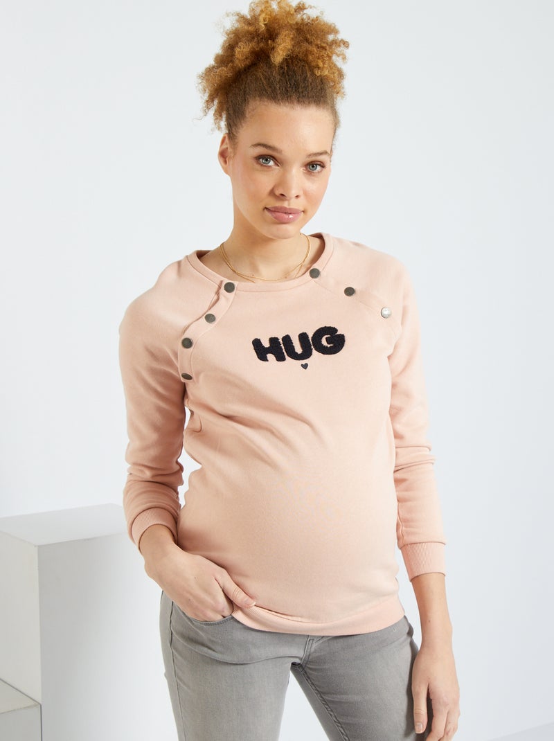 Sweatshirt de amamentação ROSA - Kiabi