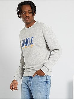 Sweatshirt de conceção ecológica com mensagem - Kiabi