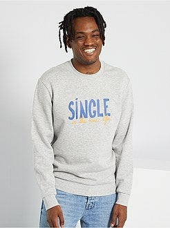 Sweatshirt de conceção ecológica com mensagem - Kiabi