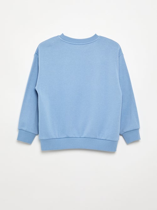 Sweatshirt de corte folgado em moletão - Kiabi Sweatshirt de corte folgado em moletão - Kiabi