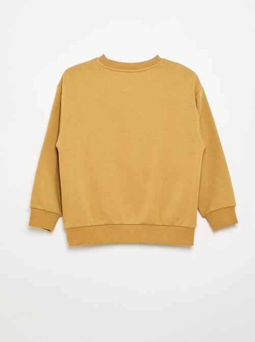 Sweatshirt de corte folgado em moletão - Kiabi Sweatshirt de corte folgado em moletão - Kiabi