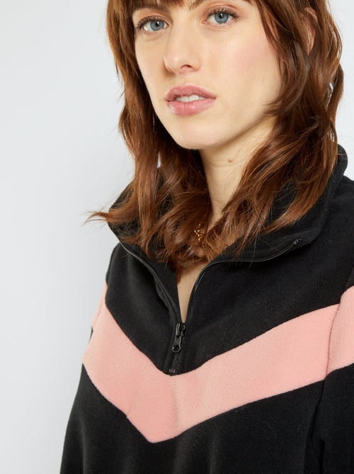 Sweatshirt de desporto em polar - Kiabi