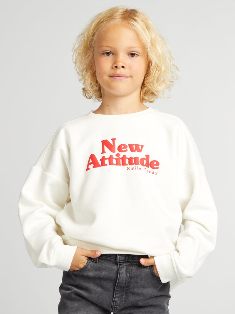 Sweatshirt de fantasia BEGE - Kiabi