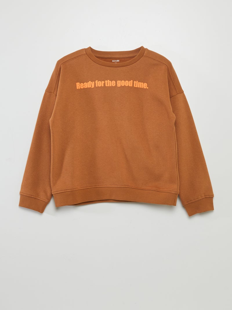 Sweatshirt de fantasia BEGE - Kiabi