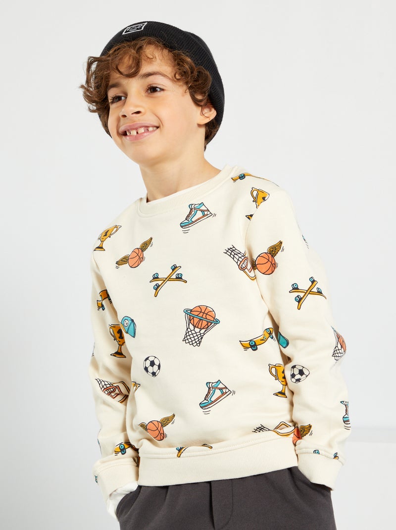 Sweatshirt de fantasia BEGE - Kiabi