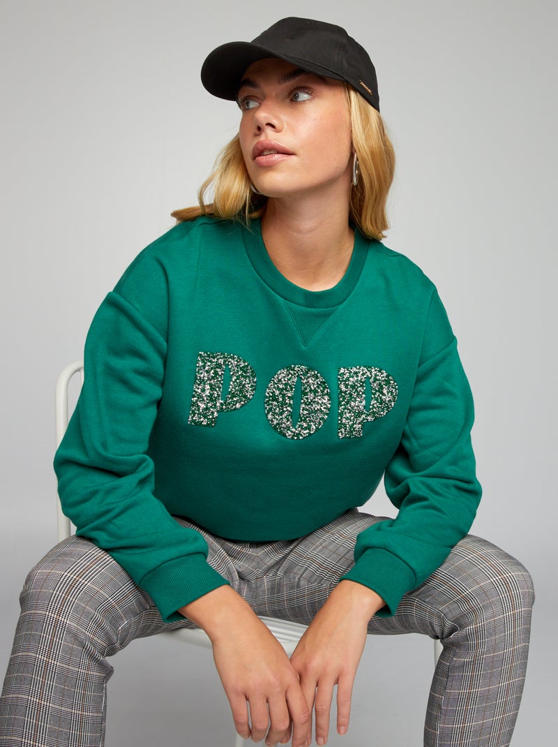 Sweatshirt de fantasia VERDE - Kiabi