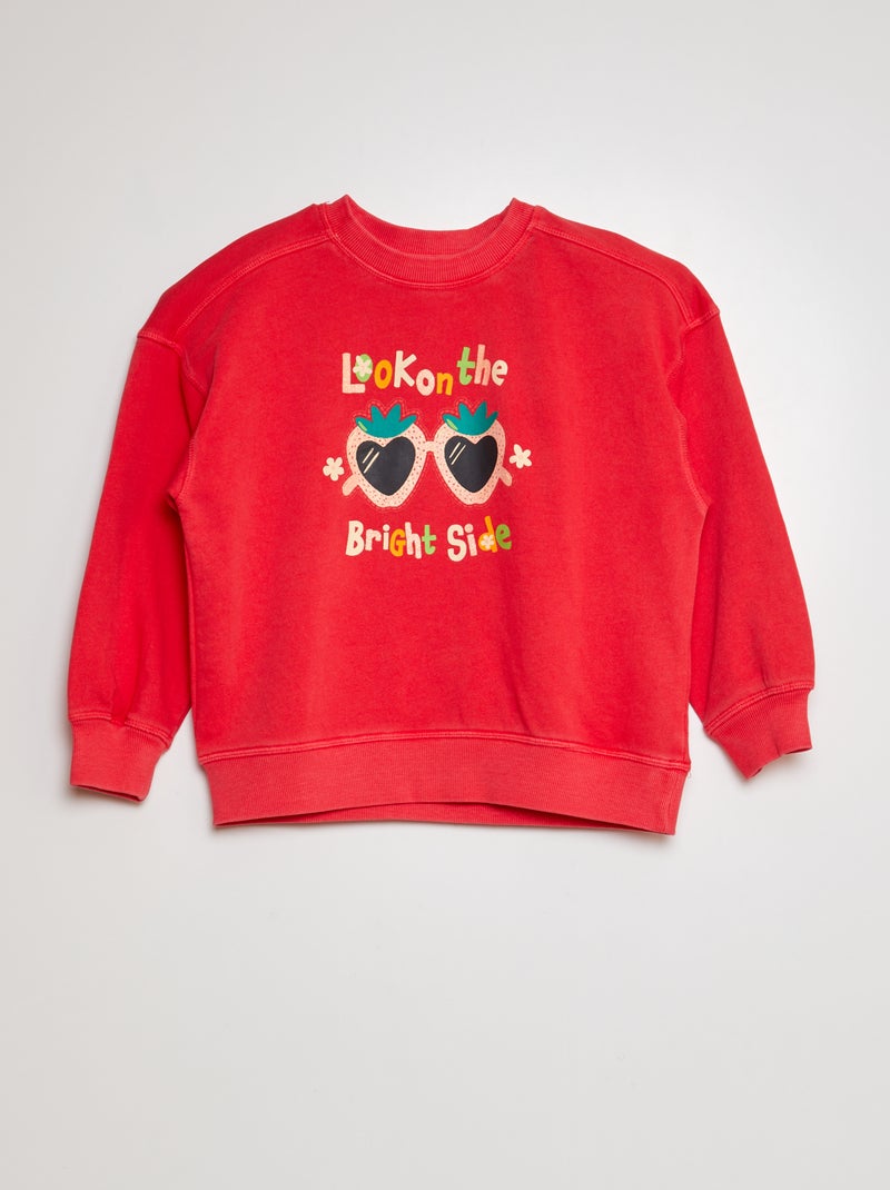 Sweatshirt de fantasia VERMELHO - Kiabi