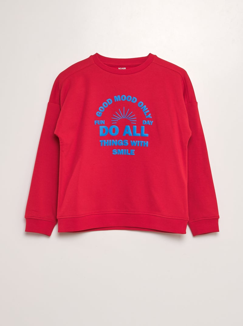 Sweatshirt de fantasia VERMELHO - Kiabi