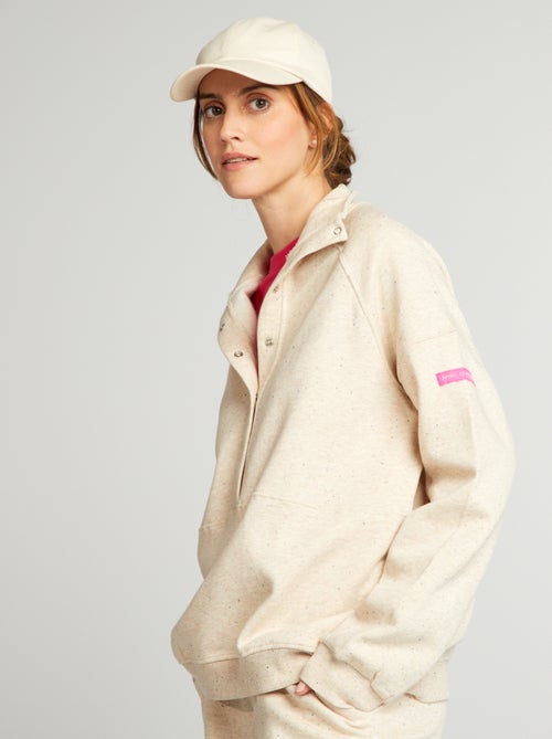 Sweatshirt de gola alta - Kiabi