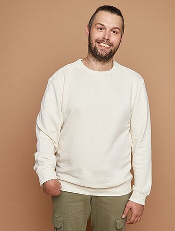 Sweatshirt de gola redonda - coleção fácil de vestir