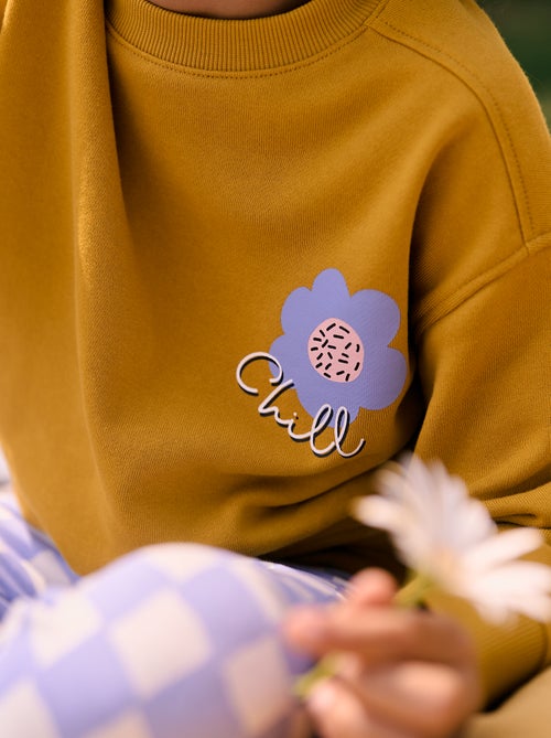 Sweatshirt de gola redonda  - Grafik Edition - Kiabi