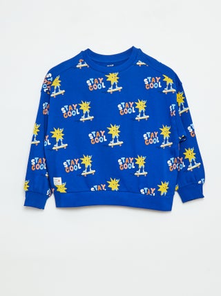 Sweatshirt de gola redonda  - Grafik Edition