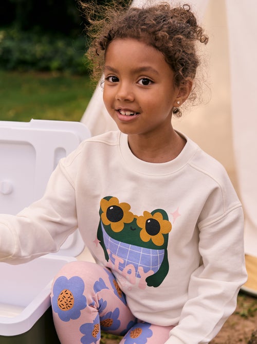 Sweatshirt de gola redonda  - Grafik Edition - Kiabi