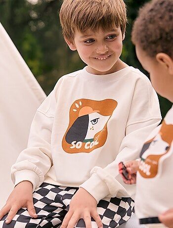 Sweatshirt de gola redonda - Grafik Edition