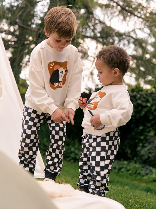 Sweatshirt de gola redonda  - Grafik Edition - Kiabi