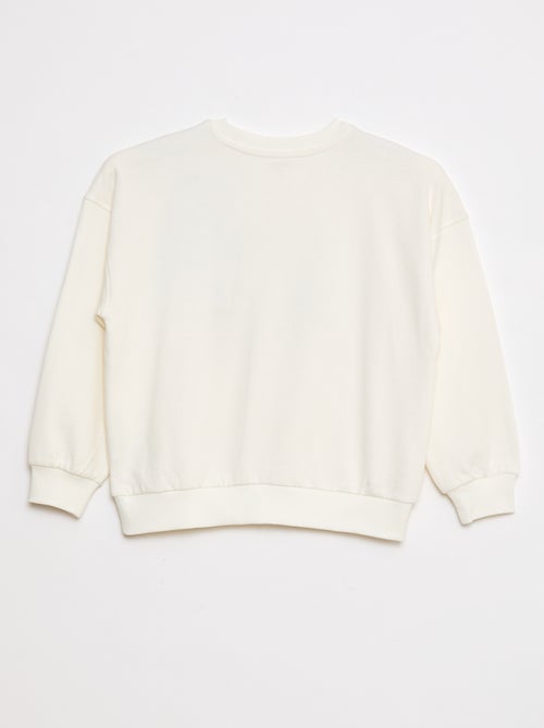 Sweatshirt de gola redonda  - Grafik Edition - Kiabi