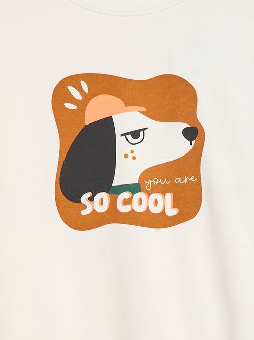 Sweatshirt de gola redonda  - Grafik Edition - Kiabi