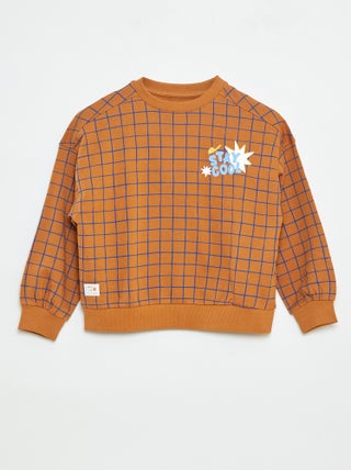 Sweatshirt de gola redonda  - Grafik Edition