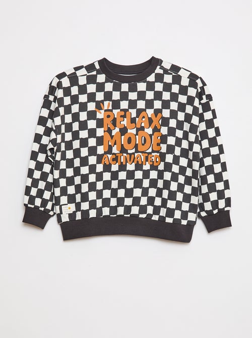 Sweatshirt de gola redonda  - Grafik Edition - Kiabi