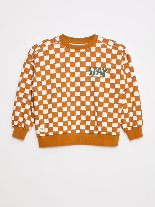 Sweatshirt de gola redonda  - Grafik Edition - Kiabi