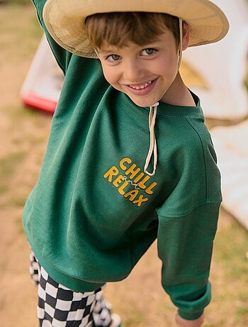 Sweatshirt de gola redonda - Grafik Edition