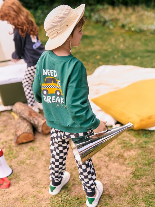 Sweatshirt de gola redonda  - Grafik Edition - Kiabi