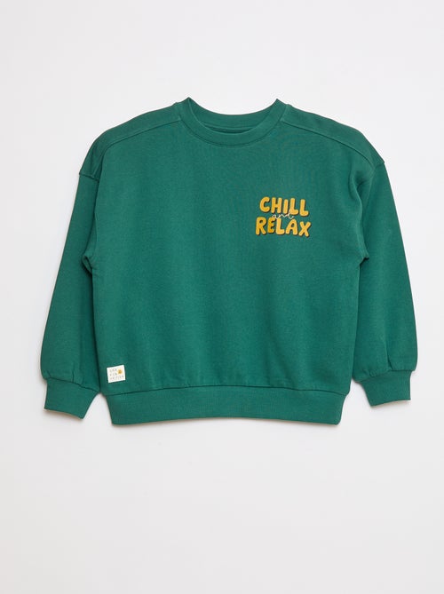 Sweatshirt de gola redonda  - Grafik Edition - Kiabi
