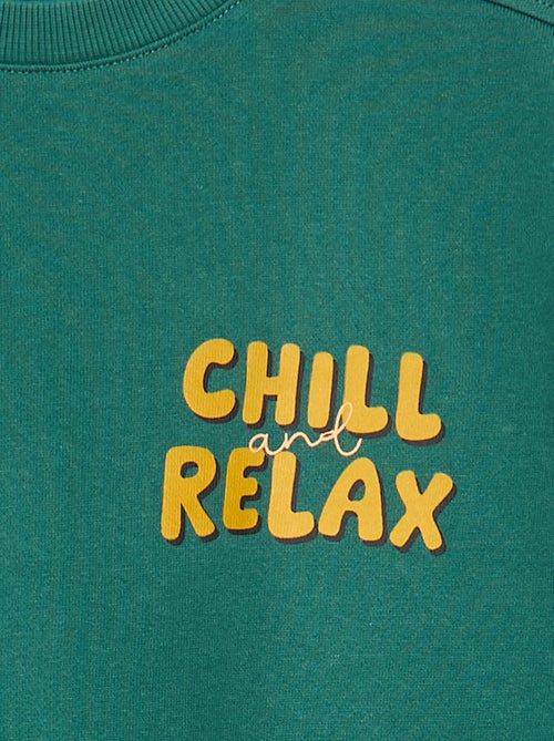 Sweatshirt de gola redonda  - Grafik Edition - Kiabi