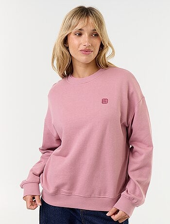 Sweatshirt de gola redonda - Kiabi