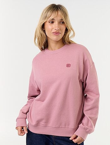 Sweatshirt de gola redonda - Kiabi