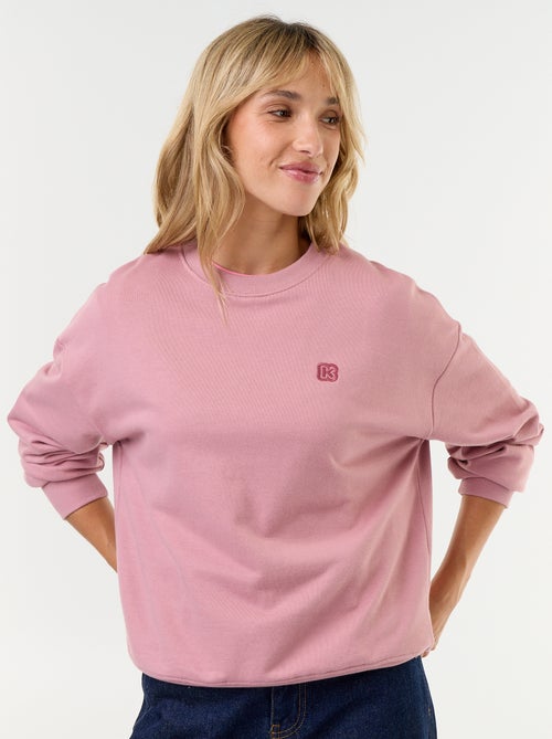 Sweatshirt de gola redonda - Kiabi - Kiabi