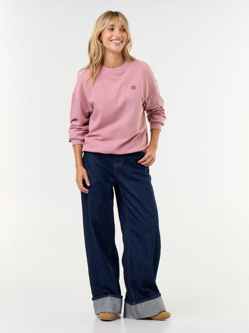 Sweatshirt de gola redonda - Kiabi - Kiabi