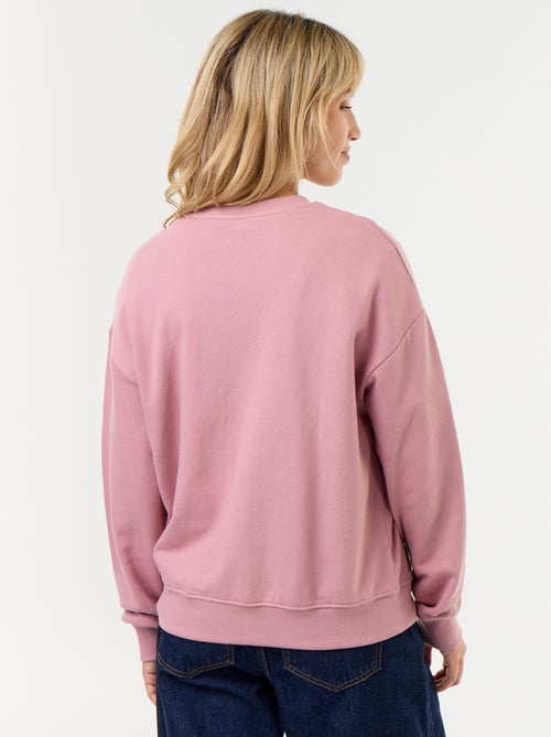 Sweatshirt de gola redonda - Kiabi - Kiabi