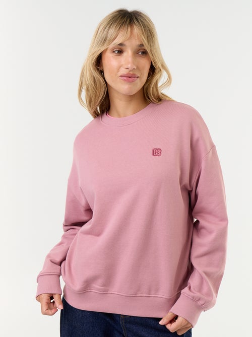 Sweatshirt de gola redonda - Kiabi - Kiabi