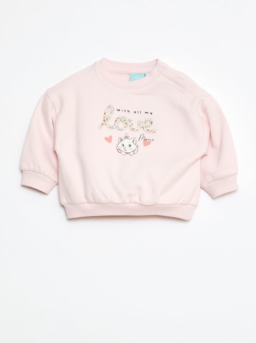 Sweatshirt de gola redonda com estampado 'Marie' 'Disney' - Kiabi
