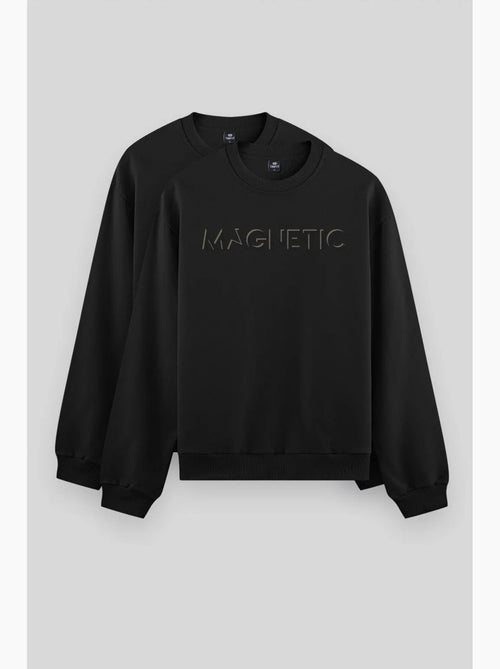 Sweatshirt de gola redonda com estampado tommy - Kiabi